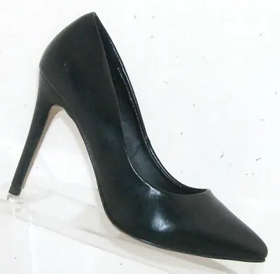 Apt. 9 Degree Black Man Made Pointed Toe Slip On Pump Heels 7M • $29.99