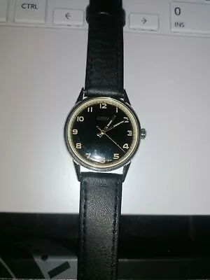 Vintage Watches 1960s Roamer Military Good Nite Lume Excellent Time  • $62.23