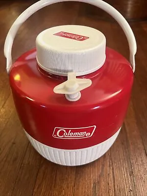 $16.99 • Buy Vintage Coleman 1 Gallon Jug Thermos. Made In USA. Complete With Lid And Cup.