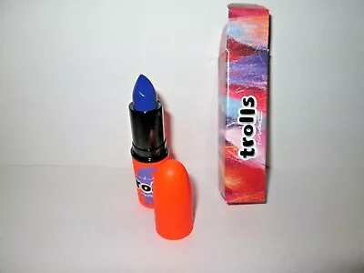 MAC Good Luck Trolls Matte Lipstick Midnight Troll Violet Blue New Boxed FS • $9.62