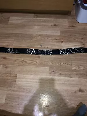 All Saints Rocks Diamanté Belt S/M • £40