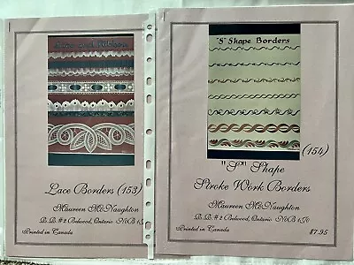 Lot 2 Decorative Tole Painting Packet Lace & Shape Borders Maureen McNaughton  • $12.99