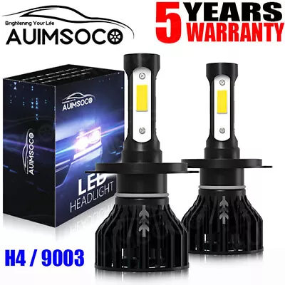 LED Headlight Bulbs H4 9003 For Honda Pilot 2003-2005 High&Low Beam White 6000K • $39.99