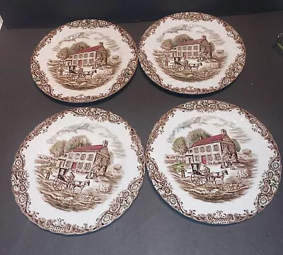 4 Johnson Brothers Staffordshire England  Heritage Hall  Ironstone Plates 6 7/8  • $25