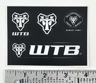 WTB Wilderness Trails Bikes MTB Sticker Kit. (1) Vinyl Sheet (4) Decals Total • $9.90