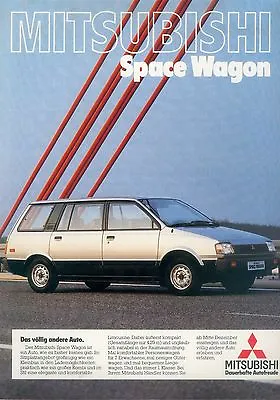 1983 Mitsubishi Space Wagon Prospekt 9/83 D Brochure Brochure Catalog • $18.94