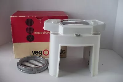 VTG 1969 Veg-O-Matic Food Preparer In Box W Owners Manual/Blades Popeil Brothers • $18.99