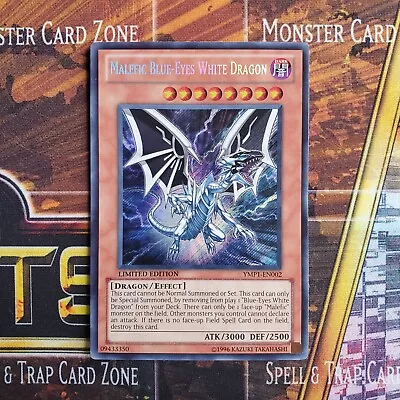 1x Malefic Blue-Eyes White Dragon - Secret Rare - YMP1-EN002 - LP • $2.52