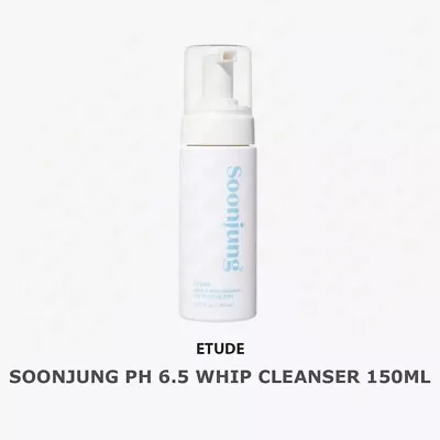 ETUDE SoonJung PH 6.5 Whip Cleanser 150ml New Soothing Bubble For Sensitive Skin • $19.50