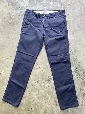 EPAULET NY  RIVET CHINO Slim Pants Navy Men’s 34 Made In USA • $39.99