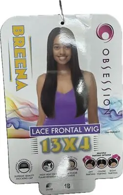 Obsession 13*4 Lace Frontal  BREENA With HD LacePremium Quality Free UK Postage • £1.49