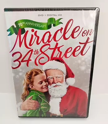 Miracle On 34th Street 70th Anniversary DVD 2017 New Sealed • $7.28