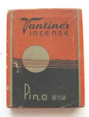 Vintage 1920's VANTINE'S  INCENSE: Pine Box With Incense • $15