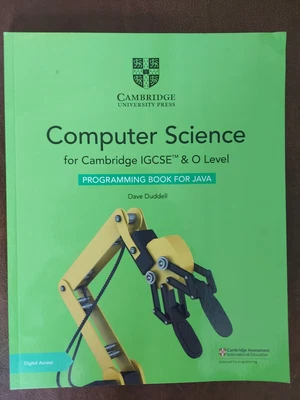 £12 • Buy Cambridge Computer Science IGCSE Programming Book For Java