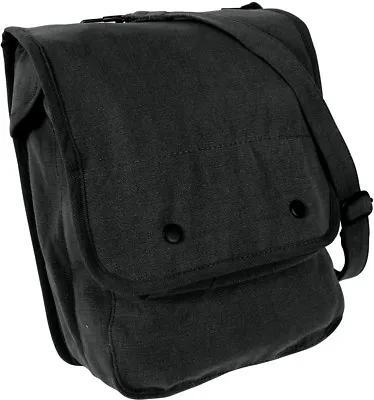 Black Map Case Shoulder Bag Canvas Map Bag W/ Shoulder Strap • $23.99