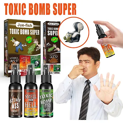 Potent Highly Concentrated Fart Spray Extra Strong Stink Prank Stuff Joke Toy • $10.26