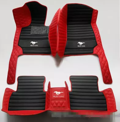 For Ford Mustang 1994-2020 Car Floor Mats Full Set Foot Pads Custom Auto Carpets • $45.85