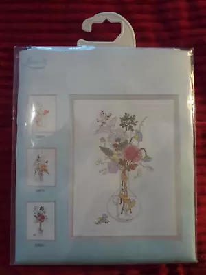 Counted Cross Stich Kits - Lanarte -   VASE With FLOWERS  - Used • £9