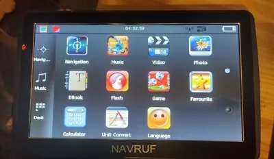 7  SatNav GPS Navigation System NAVRUF  Car  • £44.99