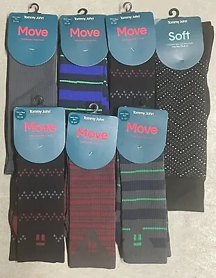 NEW Mens Tommy John MOVE/SOFT Performance Dress Socks Sz 11-14 YOU CHOOSE • $12.99