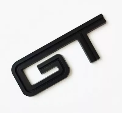 Matte Black GT 4.5  Side Fender Trunk Emblem Badge Fit For Ford Mustang • $15.99