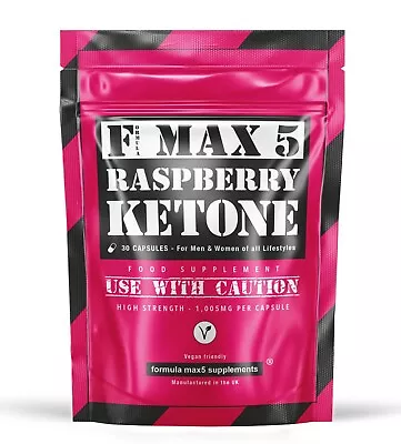 Pure Raspberry Ketone Weight Loss Pills  - Very Strong Slimming Diet Fat Burners • £3.99