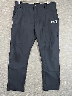 Oakley Casual Regular Fit Chino Golf Pants Men's Size 31x30 Navy Blue • $14.99