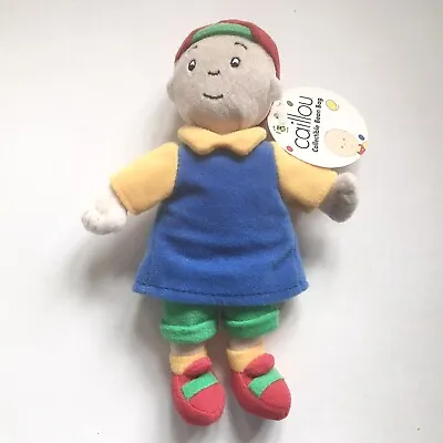 2002 Caillou Bean Bag Plush Toy Doll Cinar Irwin New With Tag 7 Inch PBS • $11.99