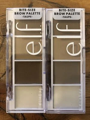 $9.99 • Buy E.L.F ELF BITE-SIZE BROW EYEBROW PALETTE Taupe 2 Pack 2 Powders 2 Waxes Ea