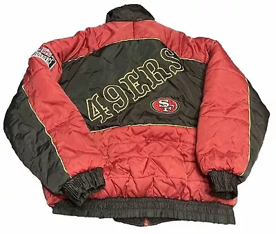 Vintage San Francisco 49ers Pro Player Jacket Mens Large • $74.99
