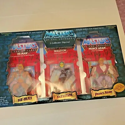 2001 Mattel Masters Of Universe Commemorative Five Figure Collector Set • $650