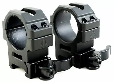 UTG 30mm SCOPE RINGS QD LEVER LOCK MEDIUM PROFILE WEAVER PICATINNY MOUNT MED NEW • $28.28