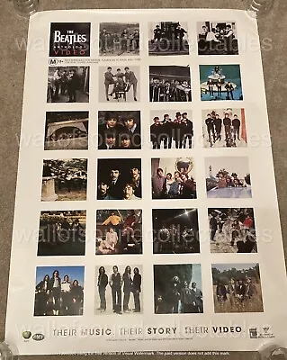 THE BEATLES-Anthology Videos. RARE ORIGINAL Instore PROMO Poster (1996) • $30