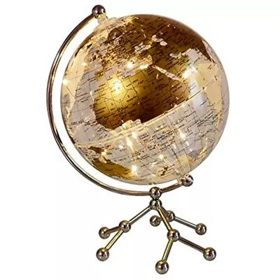 8Inch World GlobeIlluminated World Globe With Metal StandEducational2591 • £23.99