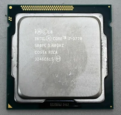£69.99 • Buy INTEL CORE I7-3770 SR0PK 3.40 GHZ LGA1155 CPU PROCESSOR ONLY TESTED + CPU Cooler