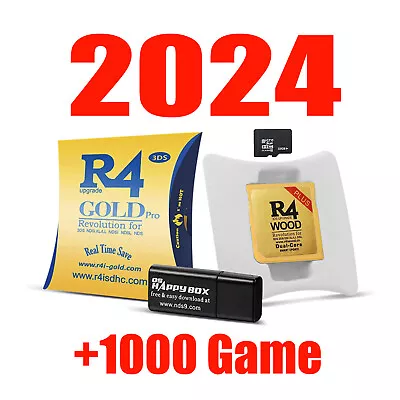 R4 Gold Pro SDHC For 2DS/3DS Revolution Cartridge Video Game +32G Game Card UK • £20.39