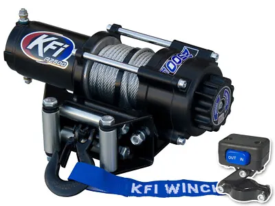 KFI A2500-R2 Steel Cable Winch & Mount For 2007-2009 Honda TRX250 Recon TE/TM • $284.95