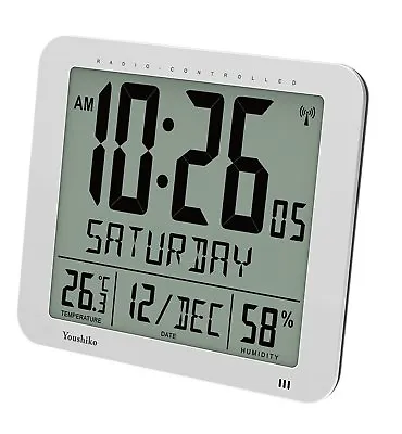 Jumbo Large Radio Controlled Wall Clock ( UK Version )  Large 3.27 Inches Time  • £44.99