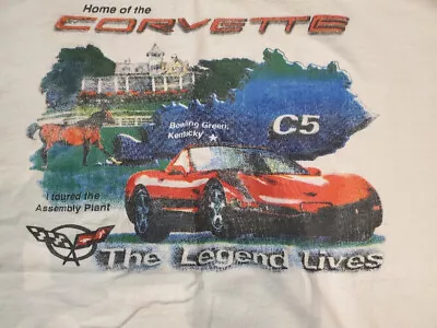 Corvette C5 Assembly Plant Vintage T-Shirt Bowling Green - XXL 1990s • $25