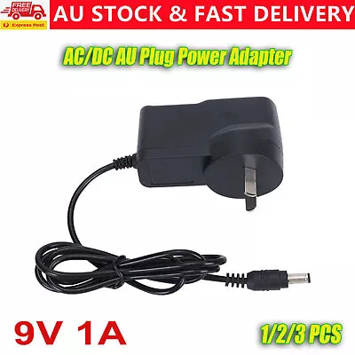 1/2/3x AU Plug Power Supply Adapter Plug Converter Charge AC/DC 9V 1A Universal • $11.99