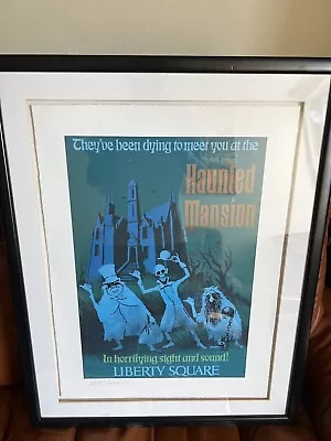 Rare Marc Davis Signed Walt Disney World Haunted Mansion Giclee Lithograph • $1515.54