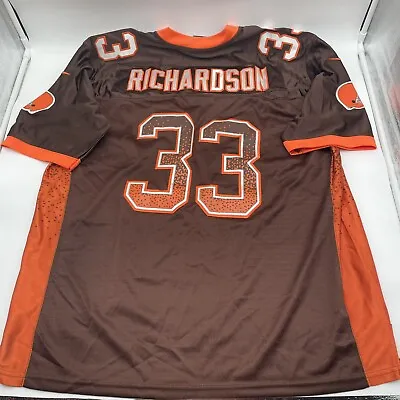 $19.99 • Buy Nike On Field Cleveland Browns Trent Richardson #33 NFL Jersey Size 52