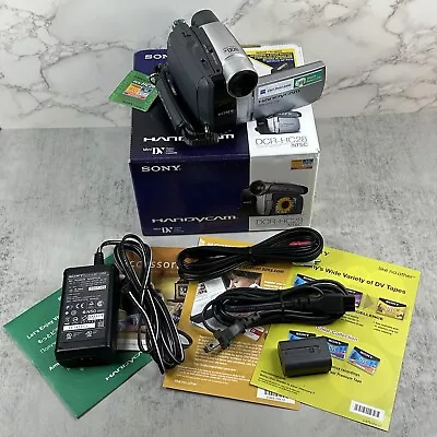 🔥 Sony Handycam DCR-HC28 Mini DV Camcorder Digital Video Camera Recorder NEW 🔥 • $58