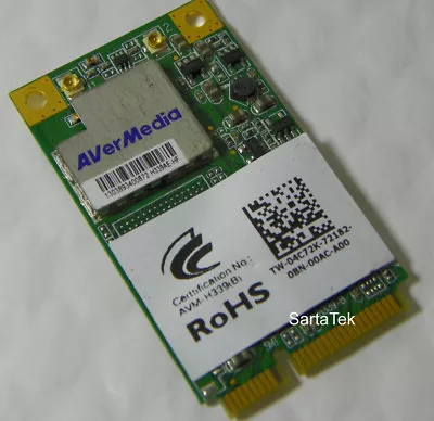 Dell 4C72K AVerMedia H339 Hybrid Analog TV Tuner Internal Receiver PCI-E Mini • $14.87