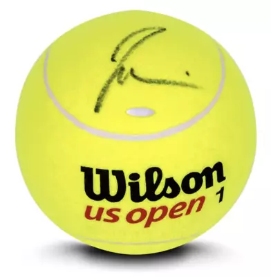 Naomi Osaka Autographed 9  Jumbo Wilson Tennis Ball UDA • $395