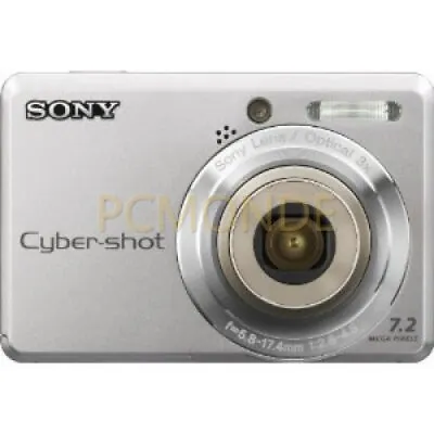 Sony Cybershot 7.2 MP Digital Camera With 3x Optical Zoom - Silver (DSC-S730/S) • $249.01