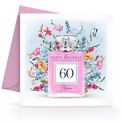 Personalised 60th Birthday Card Female Daughter Sister Friend Wife Mum Grandma • £2.95