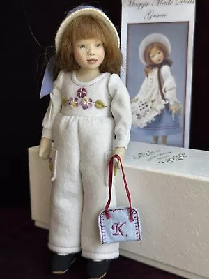 Collectible 8” Miggie Iacono UFDC Kim Felt Doll With Box • $285