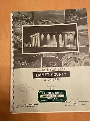 Emmett County Michigan Plat Book - 1967 • $9.99
