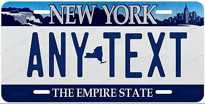 New York 2001 License Plate Novelty Personalized W/ Any Text For Auto ATV Bike • $13.99